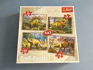 Trefl Puzzle Box 4 x 1 Dinosaurier ab 4 Jahren - Bild 1 von 4