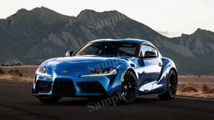 Toyota GR Supra A91 edición 2021 alta resolución decoración de pared estampado póster fotográfico - Imagen 1 de 1