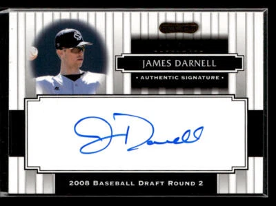 2008 Razor Signature Series #168 James Darnell #/1499 auto card San Diego Padres - Image 1 of 2