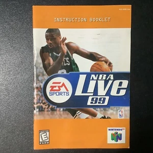 NBA Live 99 N64 Nintendo 64 solo manual de instrucciones - Imagen 1 de 2