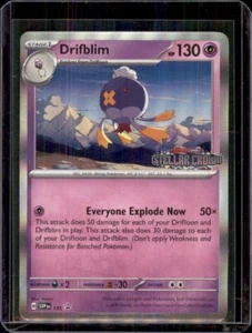 Drifblim SVP135 Stellar Crown Prerelease Promo Card - Pokemon TCG Stamped Card - Picture 1 of 2