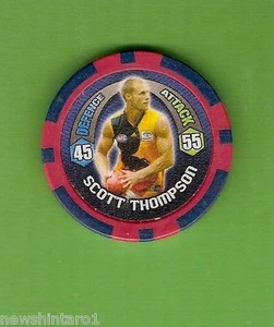 #T53. 2009 AFL CHIPZ TAZO, SCOTT THOMPSON, ADELAIDE CROWS - Picture 1 of 1
