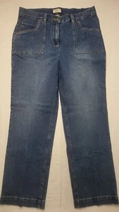 Christopher Banks Denim Wide Leg Jeans Women's Size 12 NWT USA Seller - Picture 1 of 7