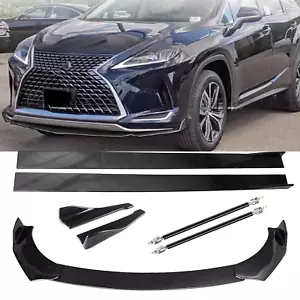 For Lexus RX 300 350 450 Front Lip Chin Bumper Bod Kits Side Skirt Carbon Fiber - Picture 1 of 16