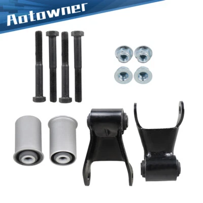 Kit de reparación de soporte de grillete de resorte de hoja trasera para camioneta Chevy GMC 722-006 Foto 1 de 4