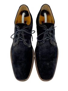 Scarpe eleganti Oxford stringate HEL By LLOYD nere scamosciate Ocean Derby US 10 - Foto 1 di 10