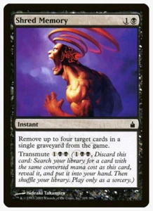 Shred Memory - RAV (x4) PLAYSET MtG Magic the Gathering NM/LP - Picture 1 of 1