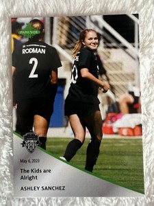 Ashley Sanchez 2023 Parkside NWSL Pronto Week 6 SILVER PARALLEL Card 7/10 #31