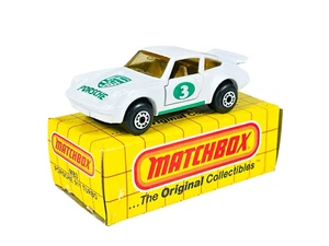 Matchbox Superfast MB3 White Porsche 911 Turbo - w/Yellow Grid Box - Picture 1 of 13