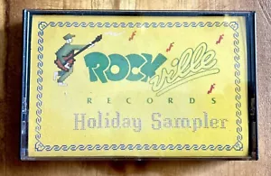 ROCKVILLE RECORDS HOLIDAY SAMPLER 1984 VINTAGE CASSETTE TAPE RIVERSIDE DRIVERS - Picture 1 of 4