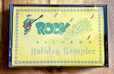 ROCKVILLE RECORDS HOLIDAY SAMPLER 1984 VINTAGE CASSETTE TAPE RIVERSIDE DRIVERS - Image 1 of 4