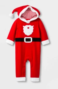 Conjunto Cat & Jack Baby 1 Pieza Rojo Navidad Santa Claus con Sudadera con Capucha Nuevo con Etiquetas Talla Nuevo en Caja - Imagen 1 de 4