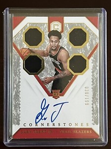 2018-19 CORNERSTONES GARY TRENT JR ROOKIE AUTO RPA CRYSTAL /99 AUTHENTIC