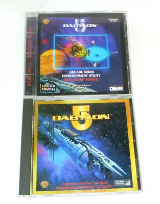 Babylon 5 / Shadow Wars Arcade Game Utility /  Windows 3.1 / 95 PC CD-ROM Set - Image 1 of 4