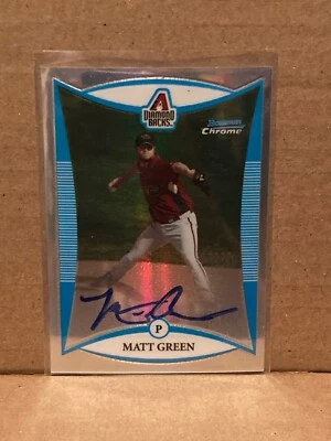 Matt Green 2008 Bowman Chrome Auto Refractor /500 BCP266 - Image 1 of 2
