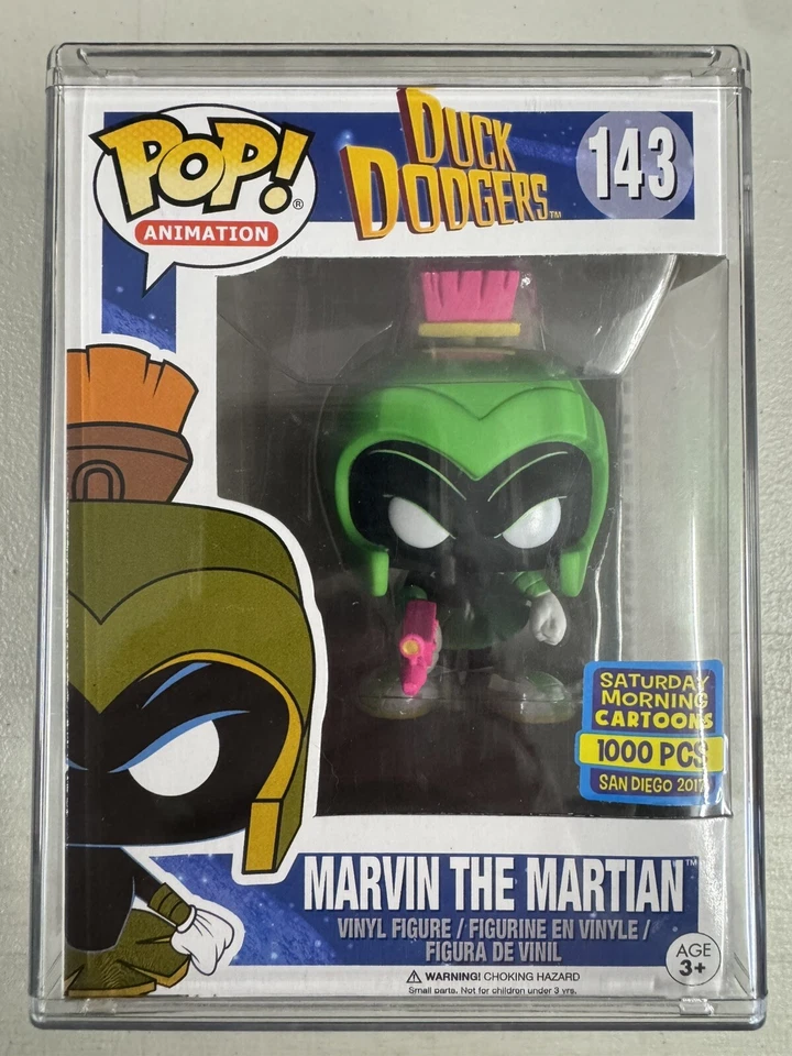 Marvin the Martian 143 ~ Duck Dodgers ~ винил FUNKO Pop ~ РЕДКИЙ и почти как новый 👌 - Изображение 1 из 4