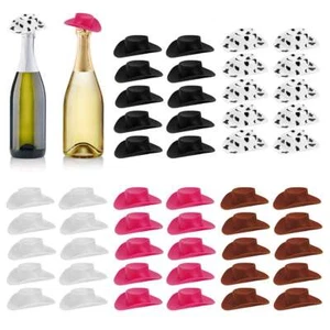 10Pcs Plastic Mini Cute Western Cowgirl Cowboy Miniature Hat Doll House Party US - Picture 1 of 19
