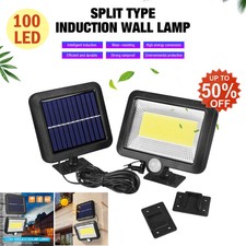100 LED Solar Power PIR Motion Sensor Outdoor Garden Light Security Flood Lamp *