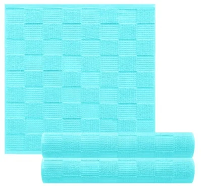 Küchenhandtücher 50x50 cm Geschirrtücher 3er Set saugstark Frottee - Waffelpique - Bild 1 von 4