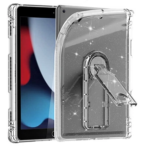 Für Apple iPad 10./9 8 7 6 Gen durchsichtige Hülle robuste Panzerung stoßfest Ständer Cover - Bild 1 von 17