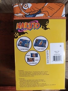 Narvuto Anime 3 Piece Twin Sheet Set - Picture 1 of 2