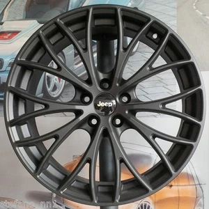 Cerchi in Lega 19" per JEEP GRAND CHEROKEE Llantas Jantes Rims Ruote PIUMA Black - Picture 1 of 1