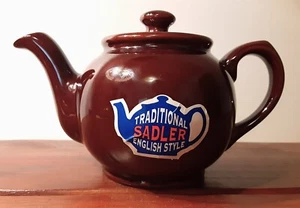 Teiera Betty marrone miniatura Sadler - etichetta originale - mai usata - 2 tazze - Foto 1 di 7