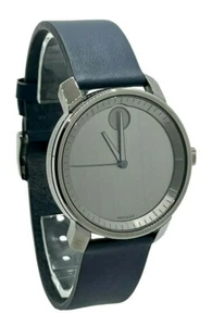 Movado Bold Mens 3600491 Blue Leather Strap Quartz Watch - Picture 1 of 5