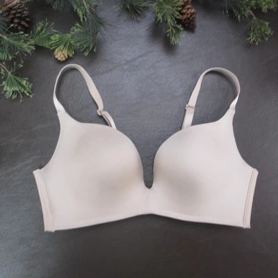 Maidenform Bra Womens 34C Beige Nude T-Shirt Lightly Lined Seamless SE1189 - Image 1 of 4