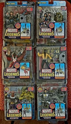 ToyBiz Marvel Legends MOJO BAF Series Complete X-Men Avengers Psylocke Luke Cage - Image 1 of 4