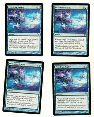 Set Of 4 Peel From Reality Avacyn Restored 71/244 Magic The Gathering Card - Image 1 of 4