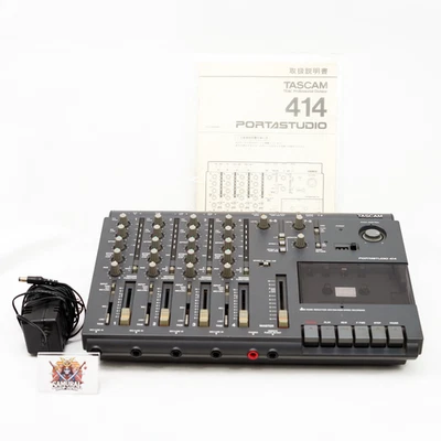 TASCAM Portastudio 414 4-Track Cassette Recorder Multitrack MTR Tested Japan - Image 1 of 4