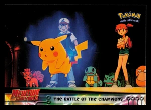 NM - Topps Pokemon The Battle of the Champions #25 The First Movie (Blue Logo) - Picture 1 of 2