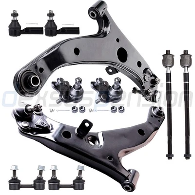 10x For 1998-2002 Chevrolet Prizm Toyota Corolla Front Lower Control Arm Tie Rod Foto 1 de 4