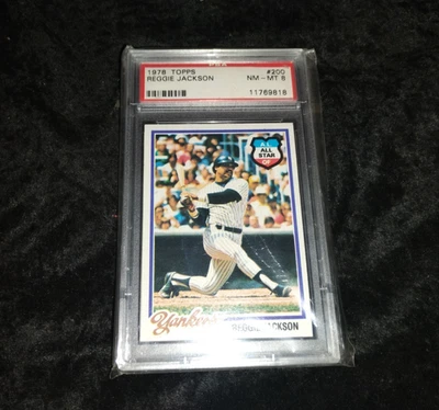 Reggie Jackson 1978 Topps #200 PSA 8 Foto 1 de 2