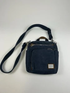 Travelon Anti-Theft Indigo Blue Crossbody Multi-Compartment Heritage Tour Bag - Picture 1 of 7
