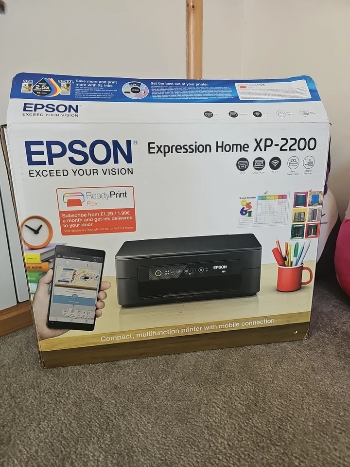 Epson Expression Home XP-2200 3-in-1 Ink Multifunction Printer, Scanner, Copier - Image 1 of 1