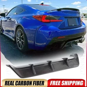 Kit de alerón difusor parachoques trasero carbono real para Lexus RC F RCF 2015-2018 - Imagen 1 de 15