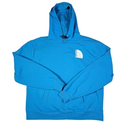 Sudadera con capucha azul para mujer The North Face Pullover Logo pequeña pequeña pequeña Foto 1 de 4