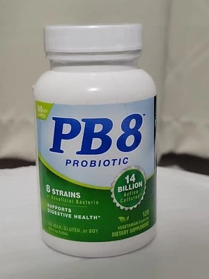 PB8 益生菌支持消化健康 120 种蔬菜胶囊有效期至 01/26 免运费 — 第 1/4 张图片