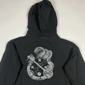 Vintage Japanese Brand RUN OKI Snake Graphic Pullover Hoodie Sweatshirt Size 2XL - Bild 1 von 8