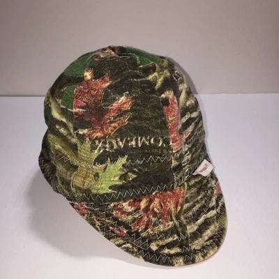 Comeaux Welding Cap Camo Print Flame Resistant Cotton Work Hat USA Made - Image 1 of 4
