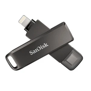 Pendrive SanDisk iXpand Flash Drive Luxe 128GB Lightning / USB-C - Zdjęcie 1 z 5