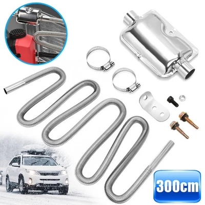 Abgasschlauch Luftheizung Exhaust φ25mm 200/300cm Abgasrohr Geräuschreduzierend - Bild 1 von 4