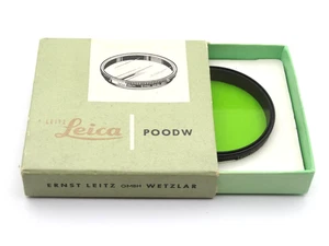 Leica E48 Green (GGr) Filter (POODW) - For 20cm f4.5 Telyt - Boxed - Very Nice! - Picture 1 of 4