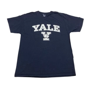 Champion "YALE Bulldogs" | Navy Blue Short Sleeve T-Shirt | Men's Size L - Picture 1 of 7