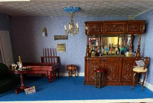 Dolls House Vintage Pub/ Bar/ Hotel and Furniture and Accessories, Superb - Picture 1 of 16