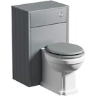 Orchard Grey Traditional Round Back to wall toilet and unit