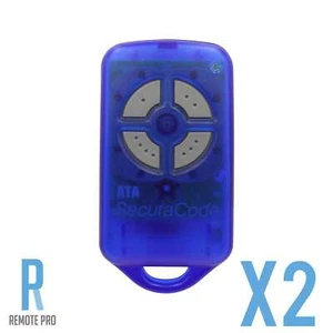 2 x ATA Genuine Garage/Gate Remote PTX-4 Securacode PTX4 GDO 2v7/4v3/4v5/7v1/9v1 - Picture 1 of 10