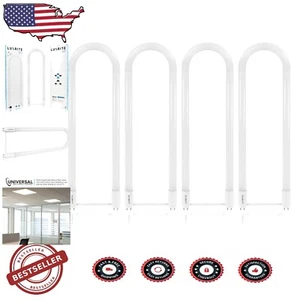 Soft White U-Bend LED Tube Light Replacement, 2000 Lumens - 4 Pack of Efficiency - Picture 1 of 10